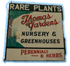 Thomas Gardens' sign on Rt. 13 New Curch VA